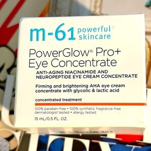 M-61 POWERGLOW PRO+EYE CONCENTRATE AntiAging Eye Cream F/S 0.5 Oz NEW/SEALED BOX